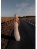 Beaded Tulle Luxury Wedding Dress With Detachable Train